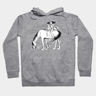 Forever Moments - Kids on a horse with their dog Hoodie